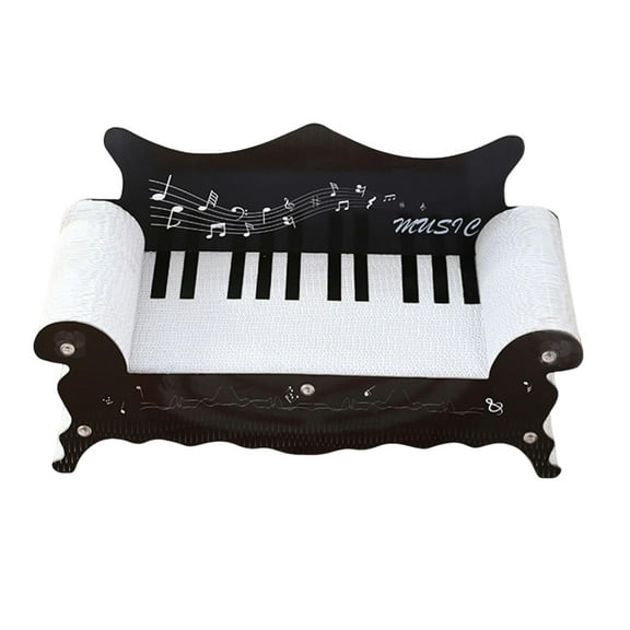 CarpNettore Cat Scratcher Sofa Bed Corrugated Lounge Bed for Kitten Indoor Cats Sleeping