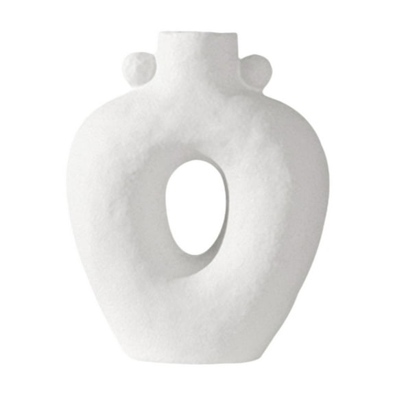 CarpNettore Ceramic Flower Vase Nordic Style Ceramic Vase Boho Decorative Vase for Farmhouse