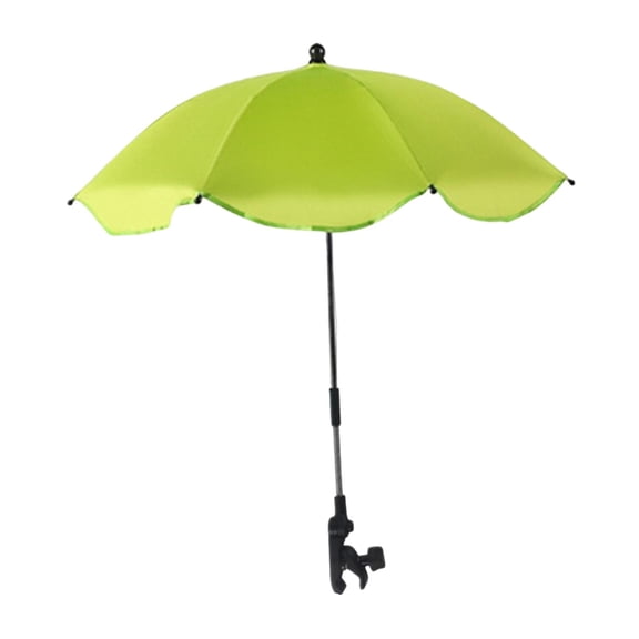 CarpNettore Clip on Umbrella Beach Chair Umbrella Fixing Device Compact Portable Plant Shade Green