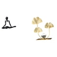 thumbnail image 1 of CarpNettore Creative Abstract Thinker Leaf Statue Decorative Figurine Unique Modern Sculpture for Bedroom Entrance Bookshelf Housewarming Gift Holiday Collectible, 1 of 8