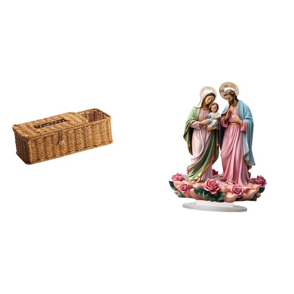 CarpNettore Creative Desktop Storage And Decor Solution for Bedroom Kitchen Living Room with Remote Control Tissue Box And Unique Acrylic Ornament Gift for Holida