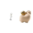 thumbnail image 1 of CarpNettore Creative Modern Dancing Girl and Animal Figurine Art Sculpture for Bedroom Office Entrance and Patio Tabletop Fengshui Home Decor Collection, 1 of 8
