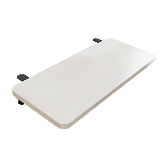 CarpNettore Desk Extender Tray Desk Extender Board Adults Folding Portable Keyboard Tray White