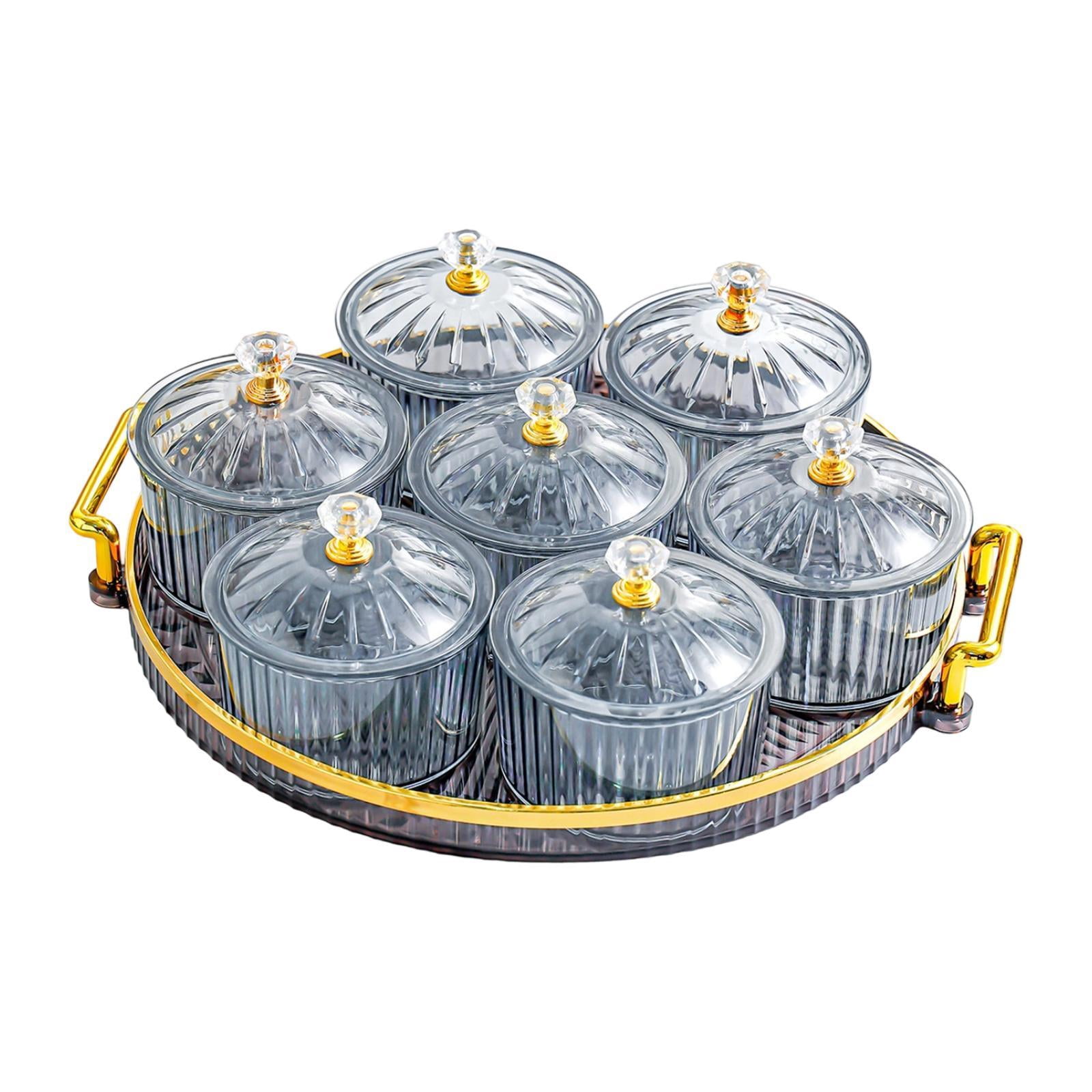 CarpNettore Dried Fruit Snack Serving Plate Jars Snack Box Containers ...