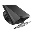 thumbnail image 1 of CarpNettore Dryer Vent Cover Outdoor Protection Easy Installation Versatile, Weatherproof Black, 1 of 9