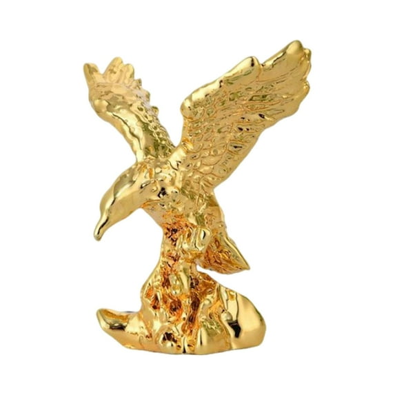 CarpNettore Eagle Statue Centerpiece Delicate Desk Decoration for Home Cabinet Bookshelf Style A