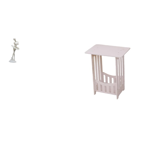 CarpNettore Elegant Dancing Girl Sculpture Accent Table for Modern Bedroom Office Lounge Hallway Balcony Creative Art Ornament Home Decor