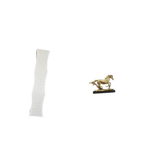 CarpNettore Elegant Horse Sculpture Paper Floor Lamp Shade Artistic Living Room Decor Standing Lamp Light Cover Collectible Art Ornament for Home