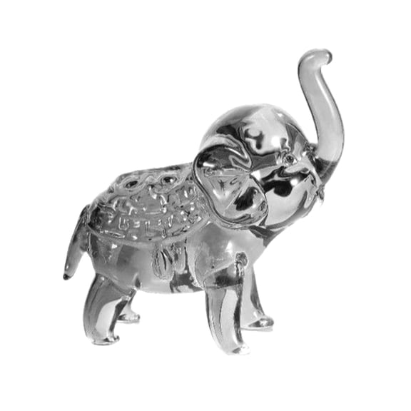 CarpNettore Elephant Figurine Housewarming Gifts Minimalist Collectible Animal Sculpture for gray