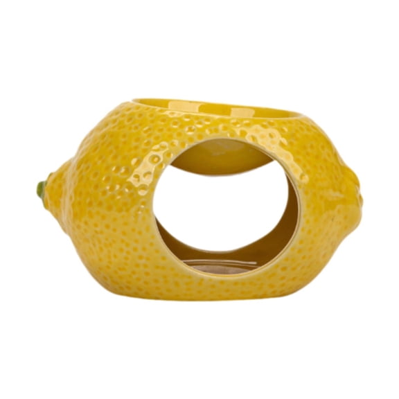 CarpNettore Essential Oil Burner Ceramic Incense Aroma Diffuser for Garden Balcony Porch lemon