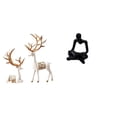 thumbnail image 1 of CarpNettore European Reindeer Thinker Statue Collectable Craft Deer Lover Sculpture Abstract Figurine for Living Room Decoration, 1 of 8