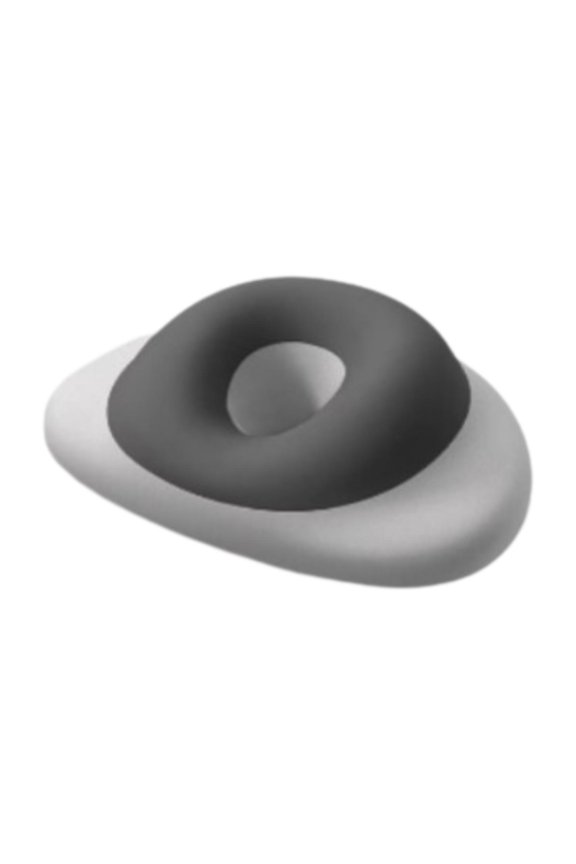 Face Down Pillow Napping Pillow for Prone Down Resting Comfort Breathable Memory Gray