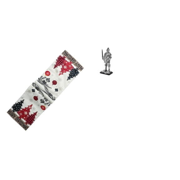 CarpNettore Festive Knight Tabletop Runner Sculpture Creative Holiday Decor for Winter Farmhouse Entryway Office Desk and Housewarming Gift