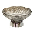 thumbnail image 1 of CarpNettore Fruit Bowl Footed Tray Dish Decorative Bowl for Wedding Dining Table Dessert Gray and Silver, 1 of 9
