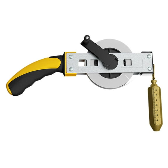 CarpNettore Fuel measuring tape, measuring ruler, tool with plumb line for tankers and ships 2m