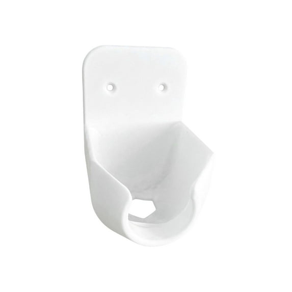 CarpNettore Garden Hose Head Holder Garden Hose Sprayer Hanger Wall Mount Convenient Universal Strong Nozzle Organizer for Courtyard Farm White