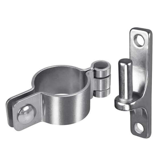 CarpNettore Gate Hinge Stainless Steel Sturdy Accessories Parts,Chain Link Fence,Thick,Heavy 60mm