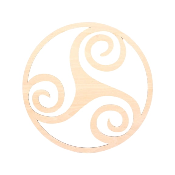 CarpNettore Geometric Wood Wall Art Boho Abstract Ornament for Bathroom Kitchen Entryway Style C