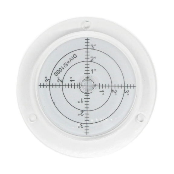 CarpNettore Gimbal Horizontal Level, Construction Level, Circular Stable Leveling Instrument white