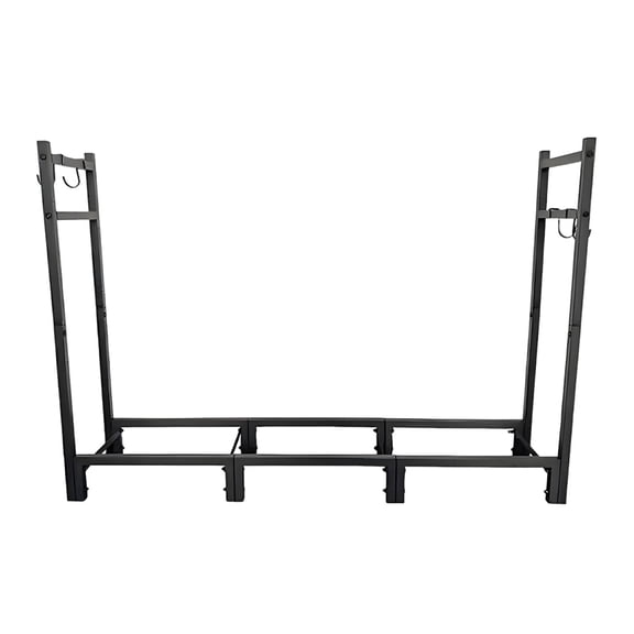 CarpNettore Heavy Duty Firewood Stand Stacker Holder Easily Install Large Stacking Stand