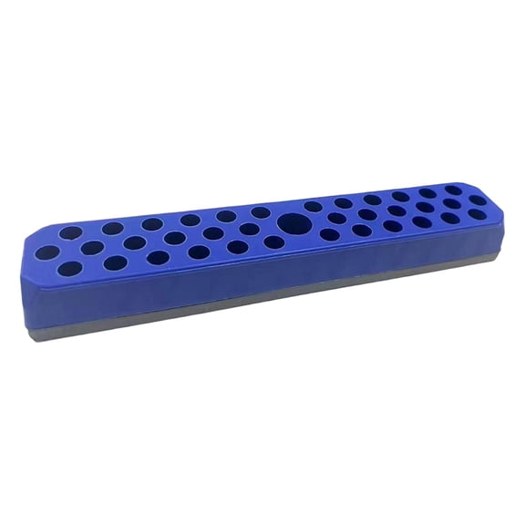 CarpNettore Hex Bit Holder Easy to Use with Magnetic Base for Home Workspace Workbenches Blue