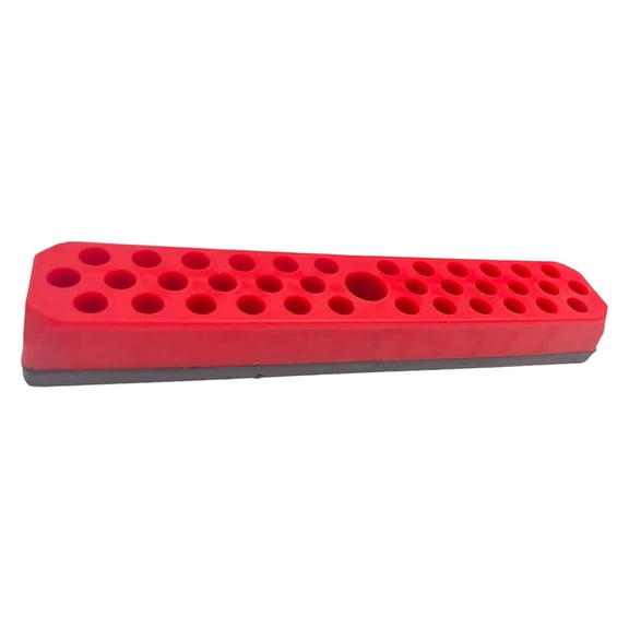 CarpNettore Hex Bit Holder Easy to Use with Magnetic Base for Home Workspace Workbenches Red