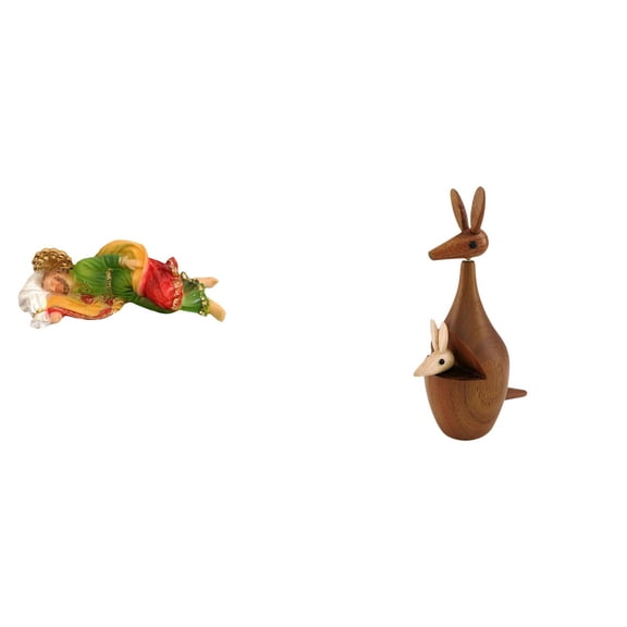 CarpNettore Joseph Statue Sleeping Joseph Statue Figurine Religious Wood Sculpture Animal Figurine Resin Material Suitable for Gift Giving Home Decoration Office