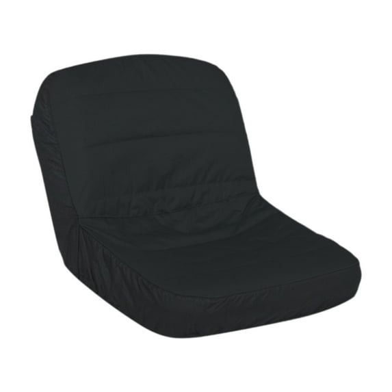 CarpNettore Lawn Mower Seat Cover Anti Slip Weatherproof Waterproof Comfortable Tractor Seat Black