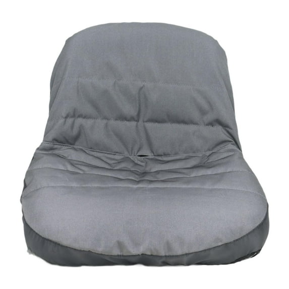 CarpNettore Lawn Mower Seat Cover Anti Slip Weatherproof Waterproof Comfortable Tractor Seat Gray