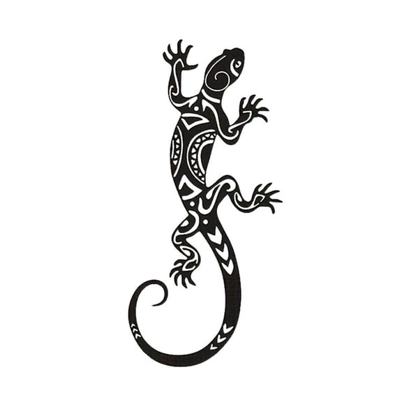 CarpNettore Metal Gecko Wall Decoration Reptile Ornament Fashion Simulation Centerpiece Wall 1 Piece
