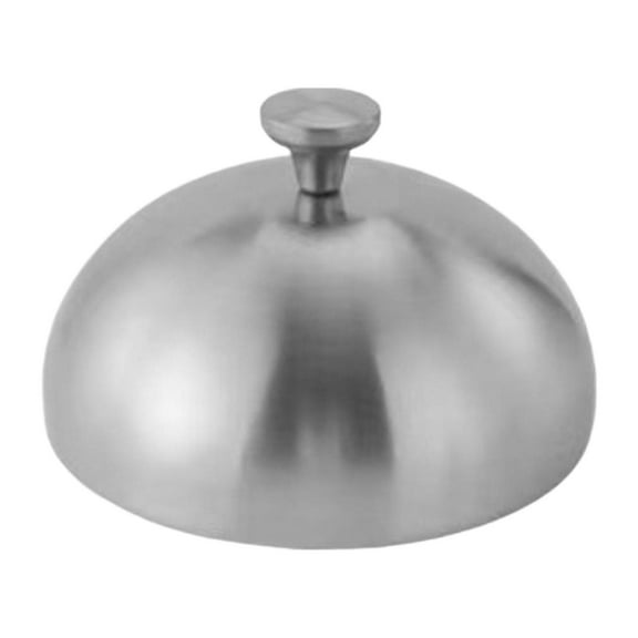 CarpNettore Metal Griddle Basting Cover Serving Plate Dish Dome Food Cover Dome Burger Cover 26cm