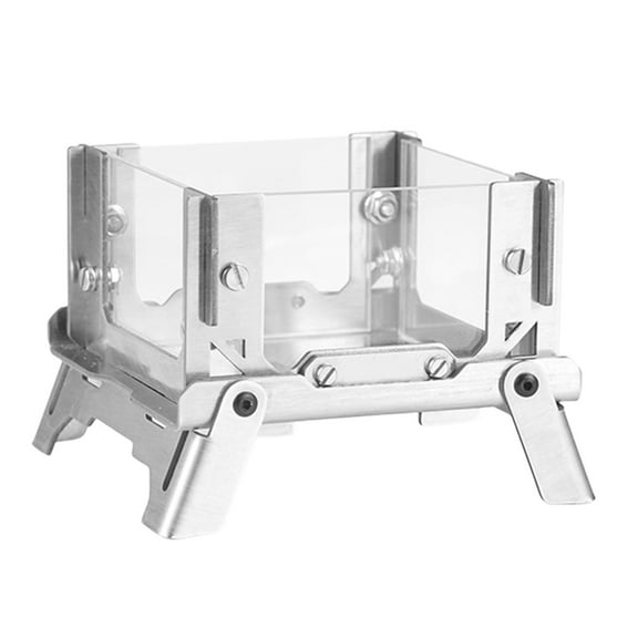 CarpNettore Mini Outdoor Fire Pit Foldable Tabletop Firepit Portable for Camping Backpacking