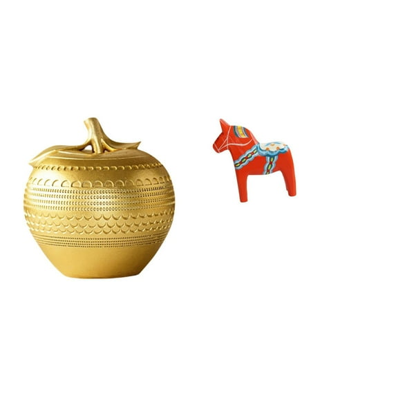 CarpNettore Modern Resin Fruit and Animal Sculpture Art for Tabletop Bookshelf Dining Room Bedroom Office Entrance Cabinet Home Decor Collectible