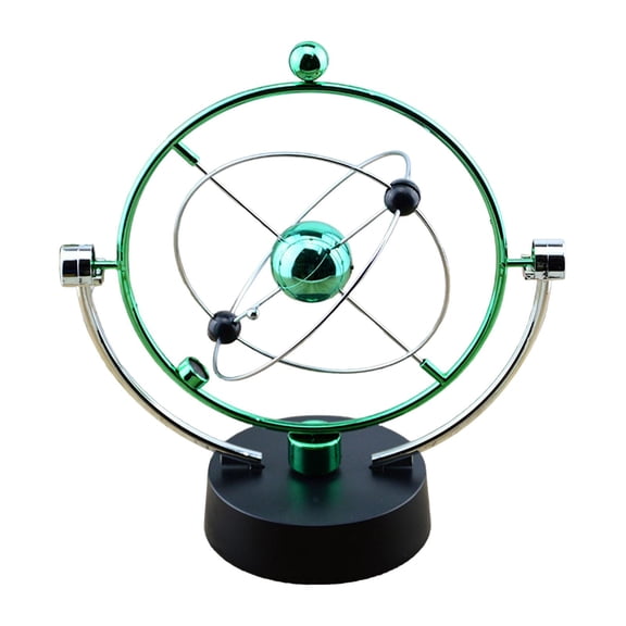 CarpNettore Motion Movement Swing Balls Science Kit Physics Mechanics Lightweight Decorative green