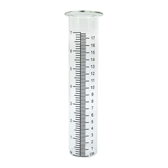 CarpNettore Outdoor Rain Gauge,with Scale,7" Capacity Decorative Measuring Tool Rain Measure