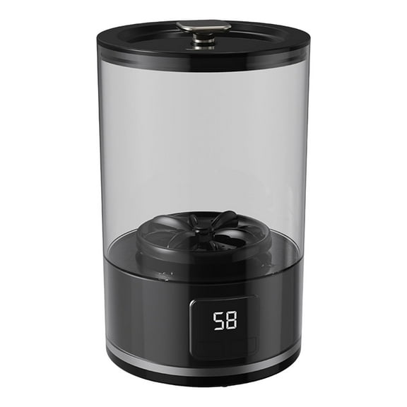 CarpNettore Portable Washing Machine Home Appliances LED Display Quiet Small Washing Machine black