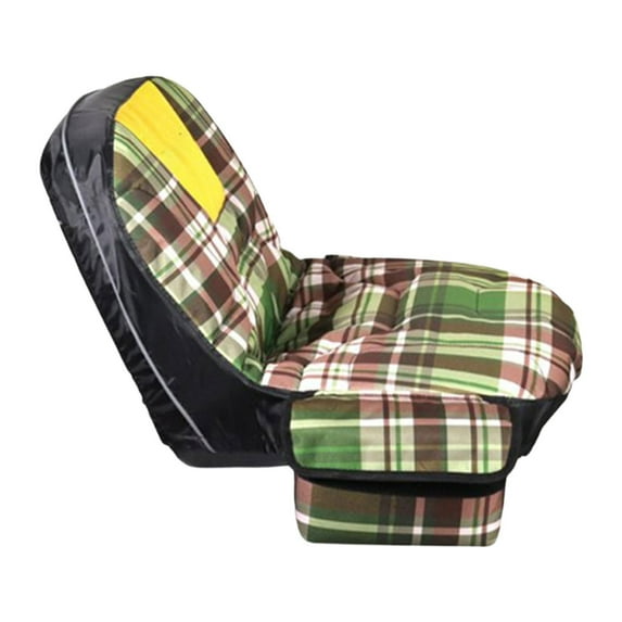 CarpNettore Riding Lawn Seat Cover Protector Wear Resistant with Drink Pouch Tractor Cushion