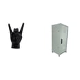 thumbnail image 1 of CarpNettore Rock Gesture Sculpture Organizer Statue for Creative Apartment Bedroom Restaurant Decor And Mini Locker Cabinet Home Space Saving Stackable Dustproof, 1 of 8