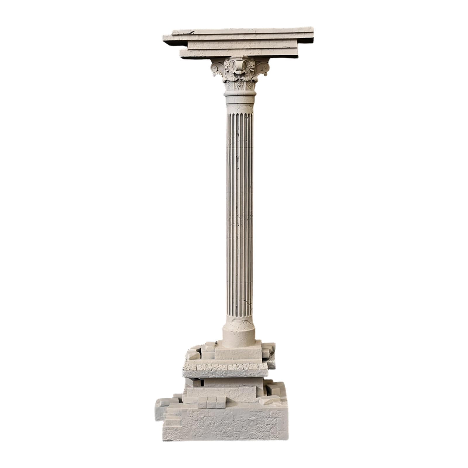 CarpNettore Roman Column Decoration Resin Aquarium Decoration Aquarium Decor Mini 18.5cm Set A