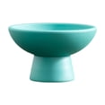 thumbnail image 1 of CarpNettore Round Ceramic Flowerpot Decorative Flower Vase Practical Planter Ornament Floral Blue, 1 of 9
