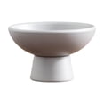 thumbnail image 1 of CarpNettore Round Ceramic Flowerpot Decorative Flower Vase Practical Planter Ornament Floral Gray, 1 of 9