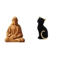 thumbnail image 1 of CarpNettore Sacred Heart Jesus Catholic Figurine Collectible Statue Resin Decorative Animal Sculpture Ornament for Hallway Bedroom Office Desk Entrance Bookshelf Living Room Fireplace, 1 of 8
