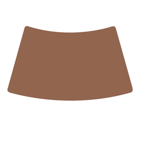 CarpNettore Silicone Placemat Desk Mat Easy to Clean Oilproof Gift Stain Resistant Table Mat Brown