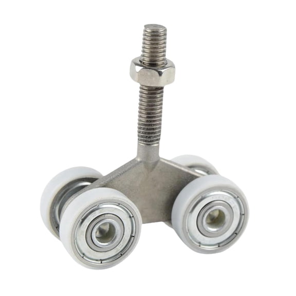 CarpNettore Sliding Door Roller Assembly Hardware Trolley Hanger for Closet Gate Cabinet