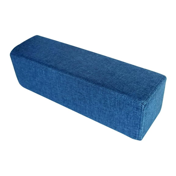 CarpNettore Sofa Arm Rest Pillow Waist Backrest Cushion Versatile Creative Rectangular Couch Deep Blue