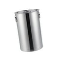 thumbnail image 1 of CarpNettore Stainless Steel Bucket with Lid Beverage Drink Dispenser Milk Pail for Household 25x40cm, 1 of 9