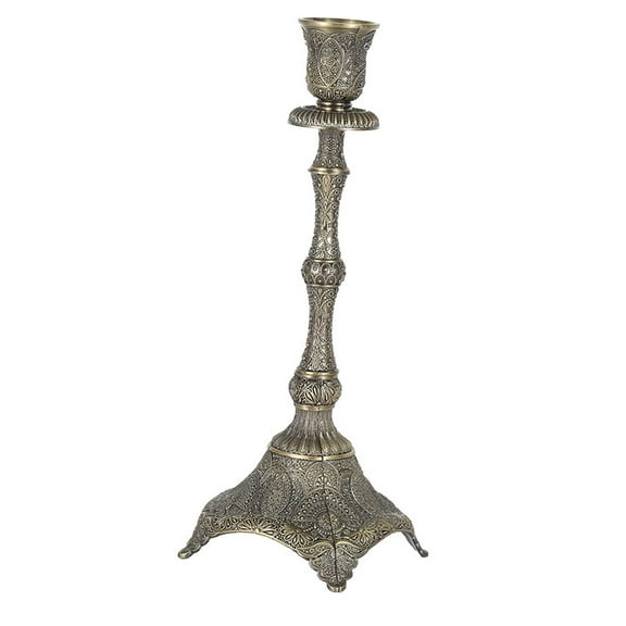 CarpNettore Tapered Candle Holder Candelabrum Party Halloween Home Farmhouse Candlestick Single 10x10x26cm