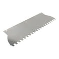 thumbnail image 1 of CarpNettore Tile Tool Sturdy Plastering Masonry Work Tile Trowel Blade with Square Notch 400x110x0.7mm, 1 of 9