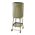 thumbnail image 1 of CarpNettore Trash Can with Wheels Household Garbage Bin for Living Room Bathroom Bedroom Green, 1 of 8