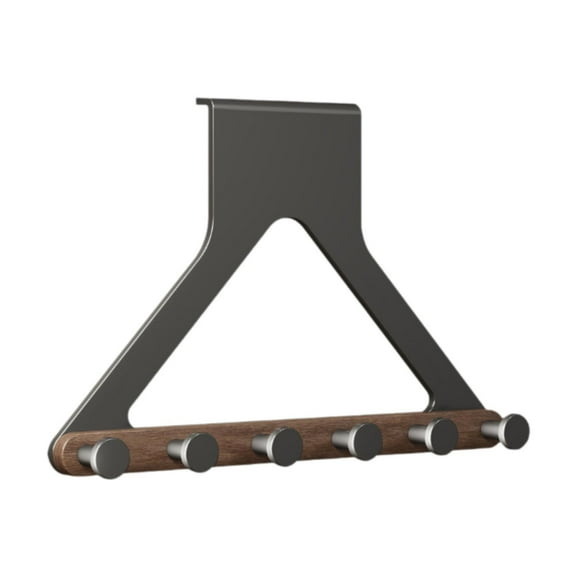 CarpNettore Triangle over The Door Hook Coat Rack Multifunction Organizer Stable for Hanging